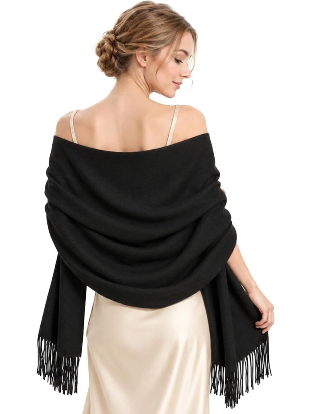 Ultra Soft Versatile Pashmina Shawl & Scarf - Stylish Wrap & Dress Cover Up